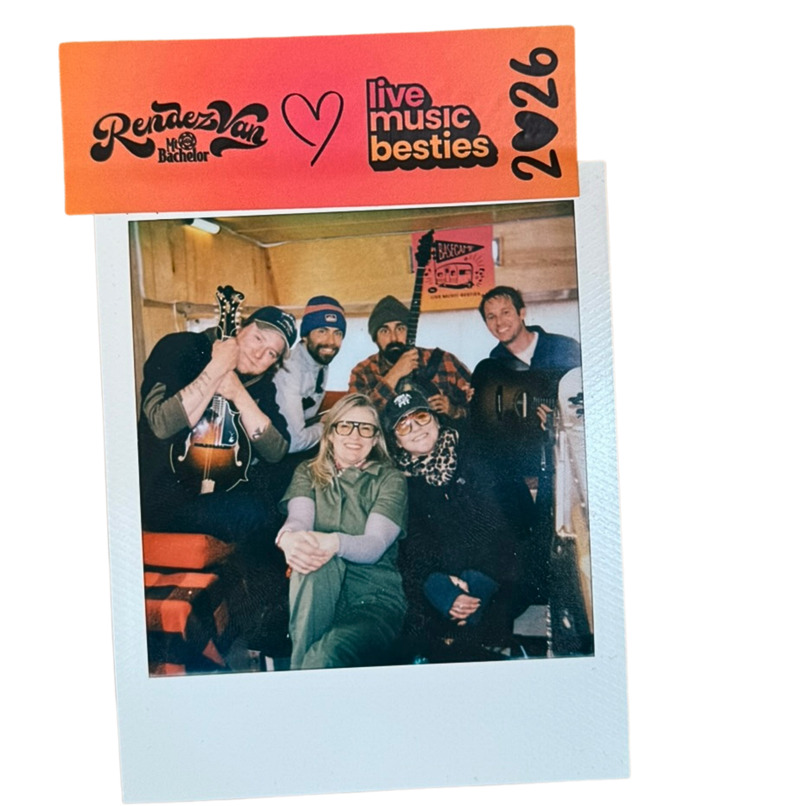 Live Music Besties - RendezVan 2026 polaroid photo